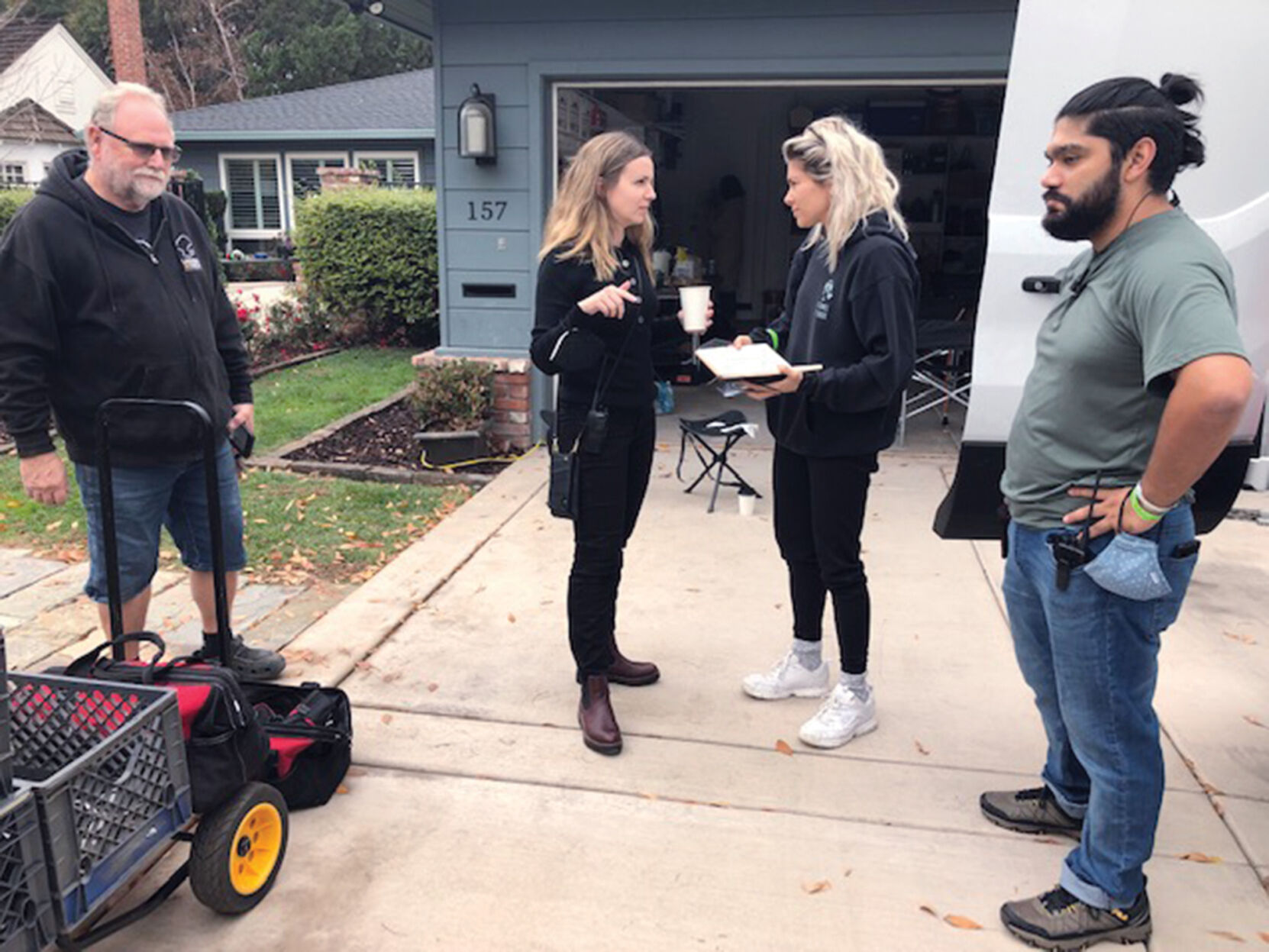 Filming in Tracy